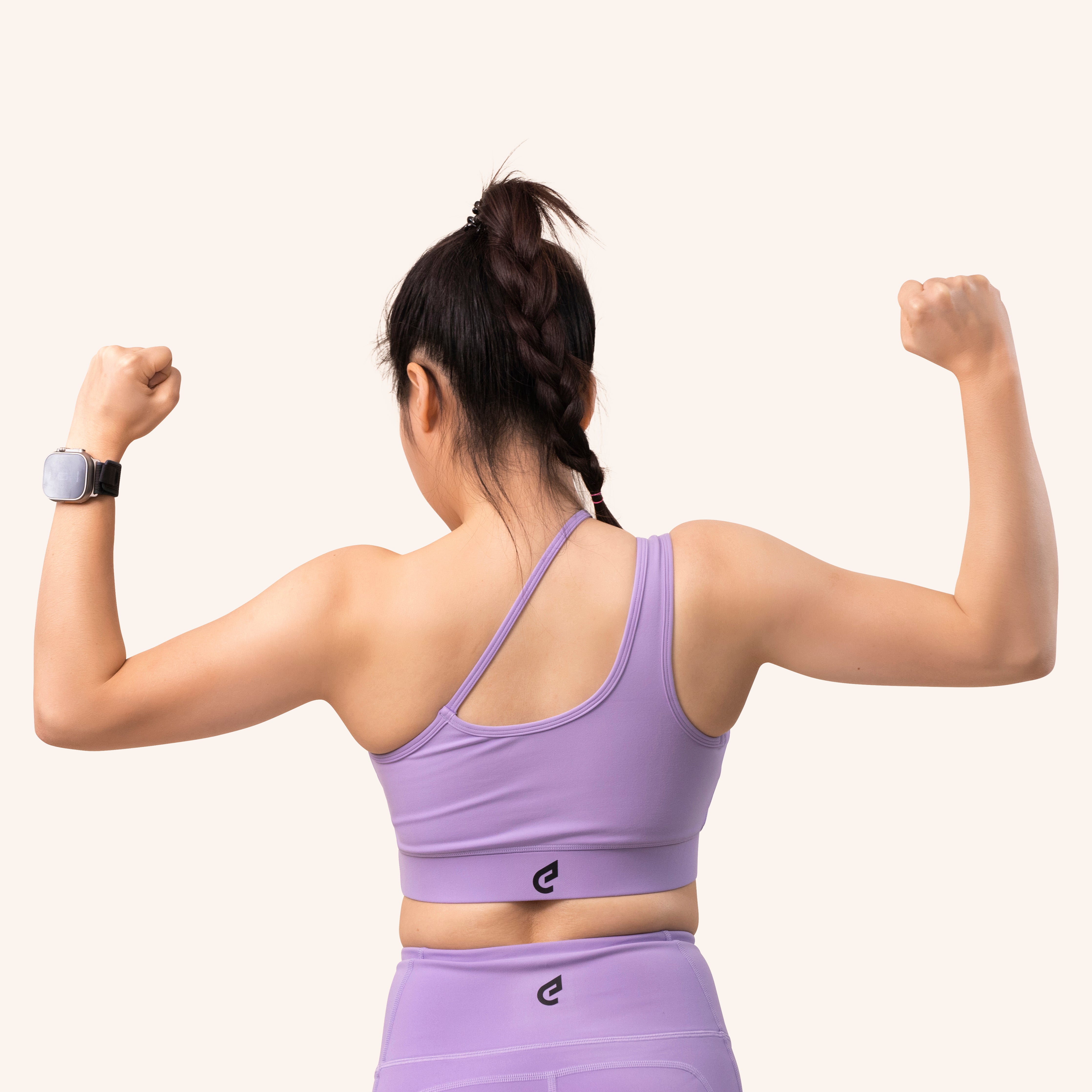 Single Shoulder Sports Bra