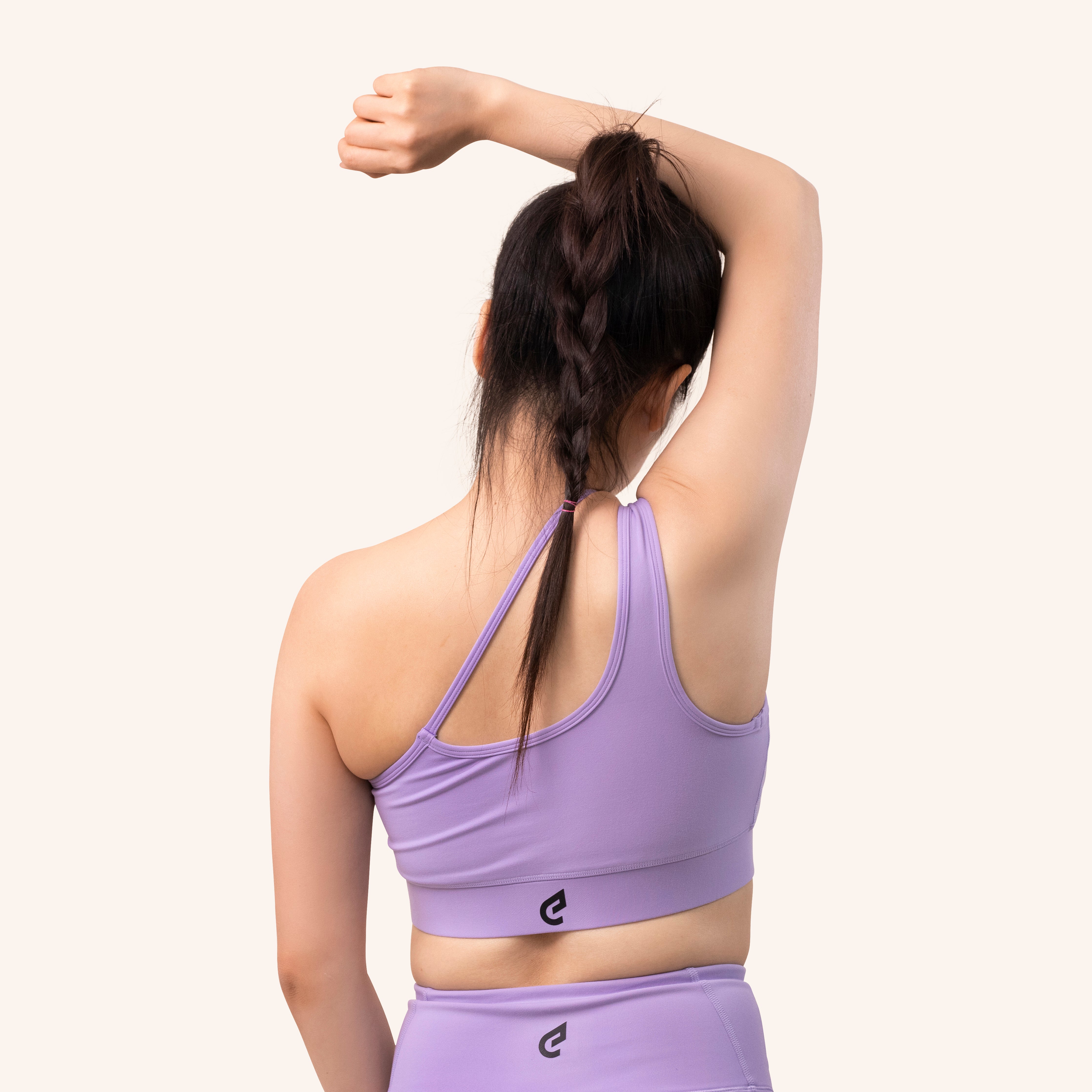Single Shoulder Sports Bra